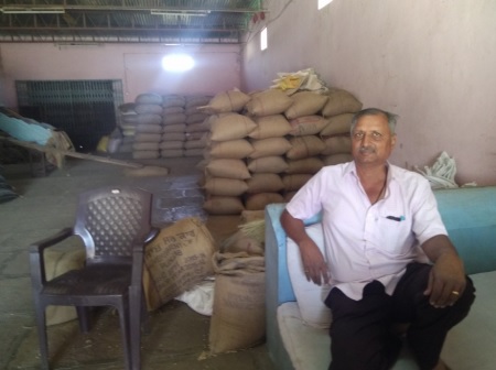 Nitin Gandhi in his shop in Osmanabad..jpg