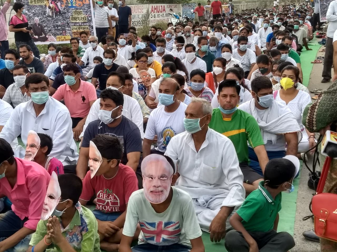 योग के जरिए विरोध 