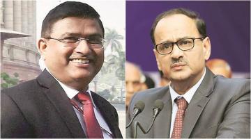 cbi chief. सीबीआई के निदेशक आलोक वर्मा (दाएं) और विशेष निदेशक राकेश अस्थाना (बाएं)।