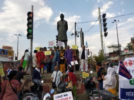 agitation in bhopal