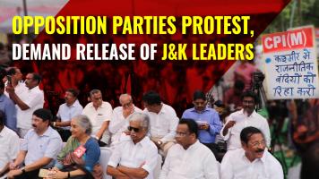 opposition party protest in delhi