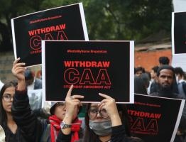 protest against CAA