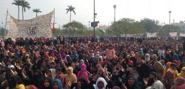 UP Ghanta ghar protest