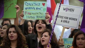 women march