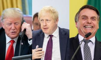 trump, boris and bolsonaro