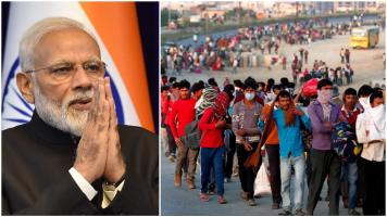 Modi and workers