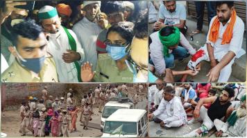 हिसार : किसानों पर बर्बर लाठीचार्ज की चारों तरफ़ आलोचना, प्रदर्शन की चेतावनी के बाद हिरासत में लिए गए किसान रिहा