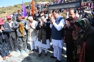 JP Nadda in Chamoli PC DIPR