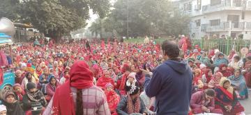 Haryana: Asha workers marched to the Vidhansabha regarding their pending demands!