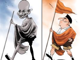 GANDHI AND RSS