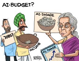 BUDGET CARTOON