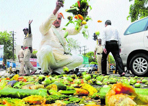 farmers protest