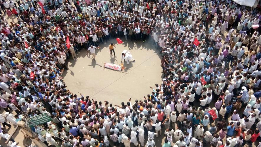 farmers protest