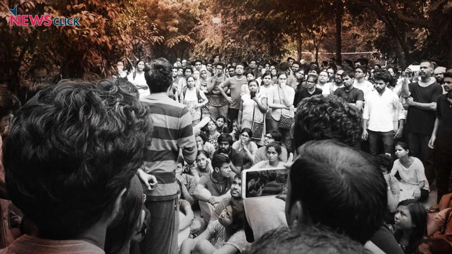 jnu हिंसा