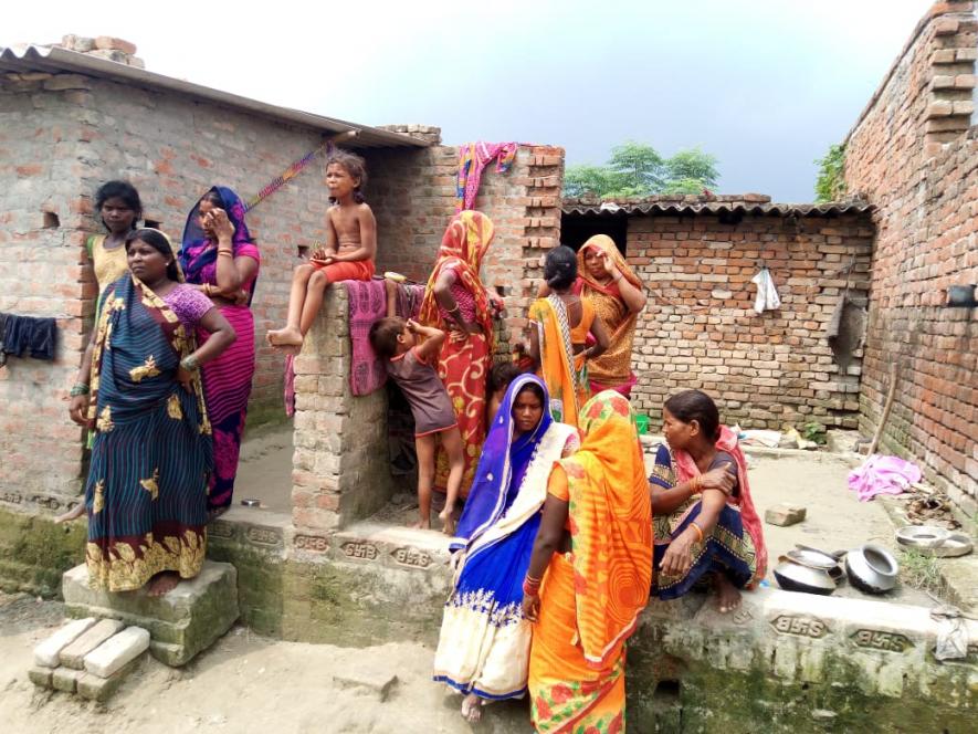 जंगल खिरकिया गांव का एक दृश्य।