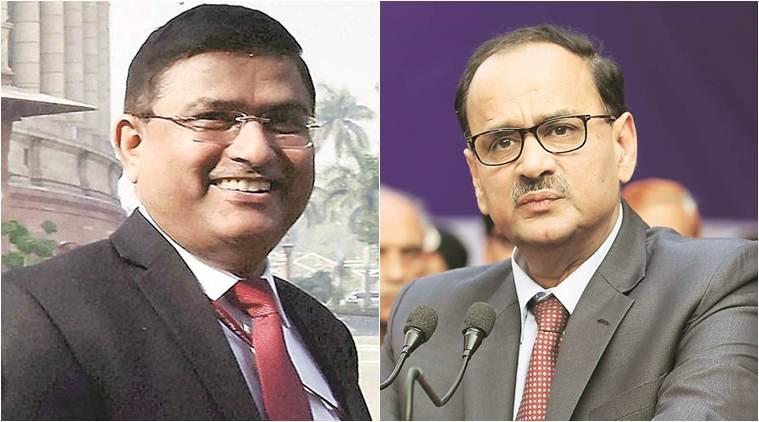cbi chief. सीबीआई के निदेशक आलोक वर्मा (दाएं) और विशेष निदेशक राकेश अस्थाना (बाएं)।
