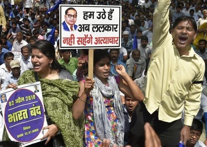 atrocities on SC/ST in MP and Rajasthan