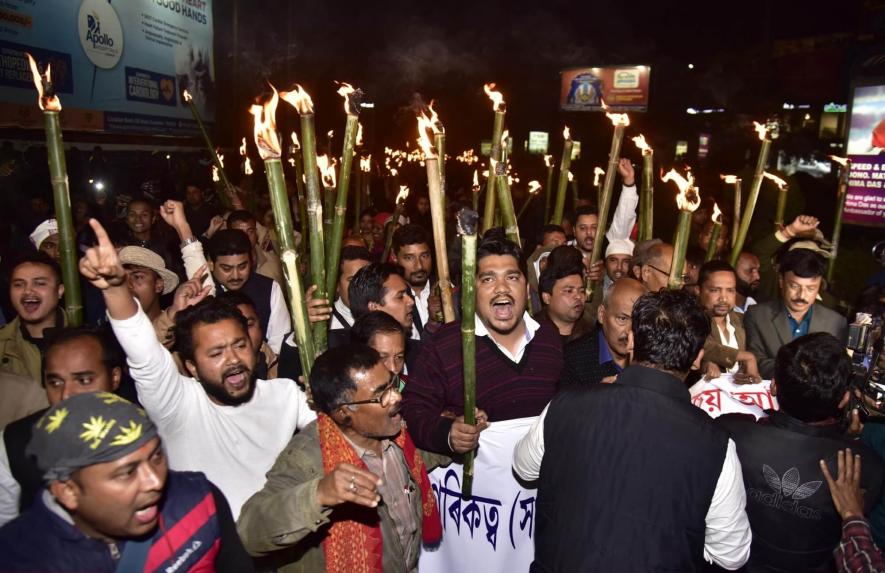 नागरिकता बिल के विरोध में प्रदर्शन। फाइल फोटो