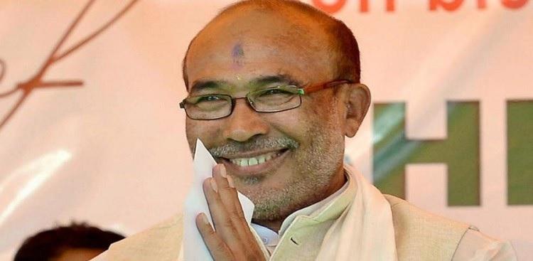 मणिपुर के मुख्यमंत्री एन बीरेन सिंह