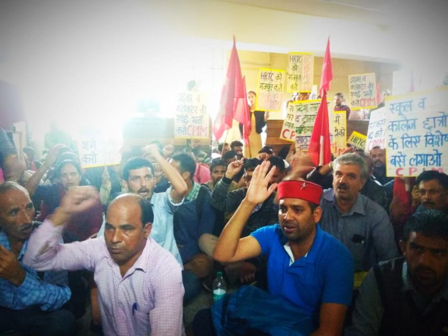 cpm protest himachal