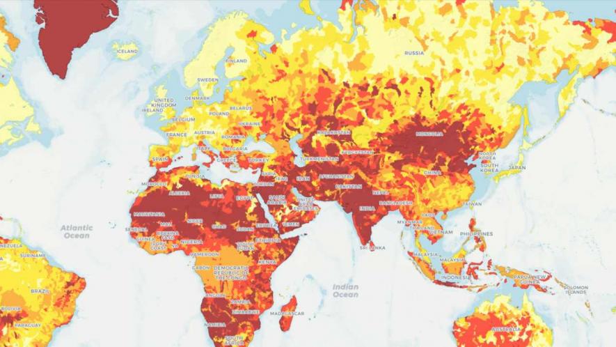 water crisis map