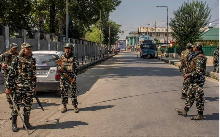 Restrictions in kashmir