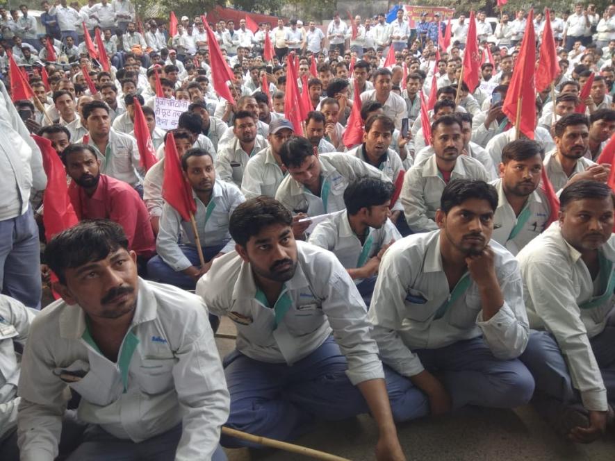 workers protest