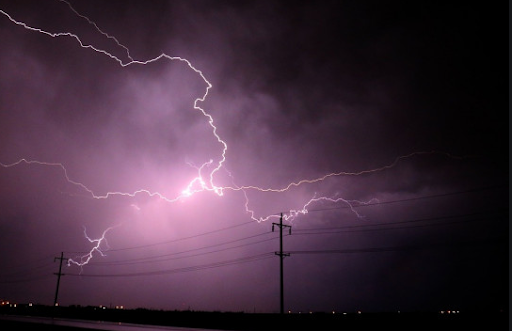 Lightning strikes