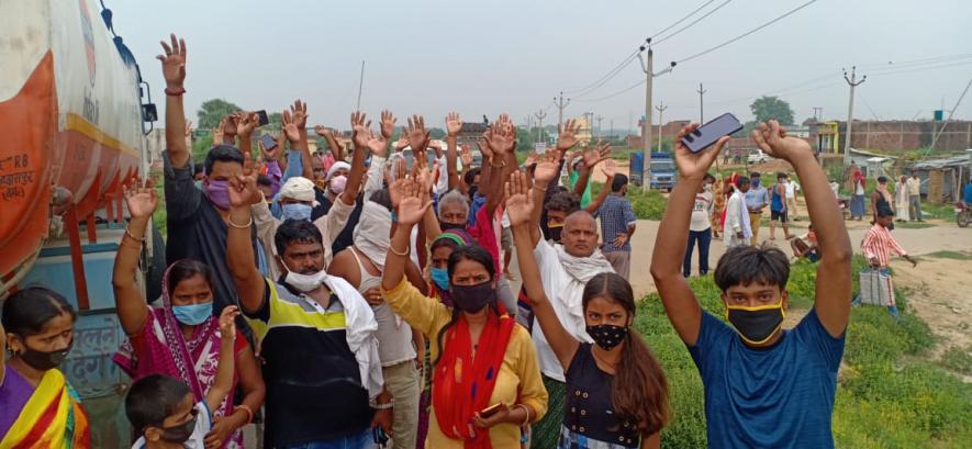 बिहार में कोरोना मरीज़ों को करना पड़ा हाइवे जाम