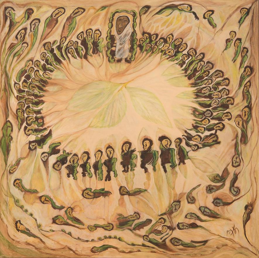 कमला इब्राहिम इशाक़ (सूडान), जुलूस (द ज़ार), 2015।