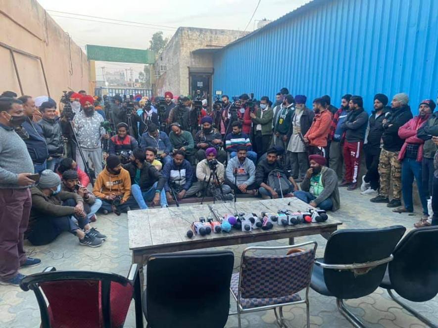 Farmers protest