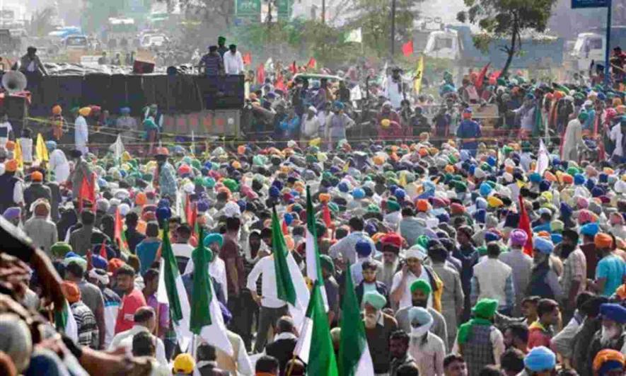 Farmers protest