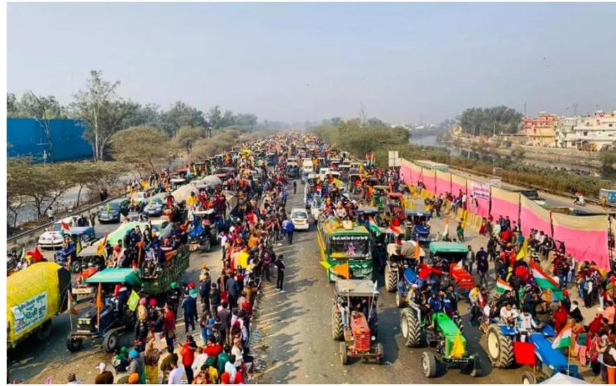 Farmers protest