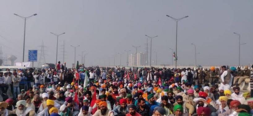 Farmers protest