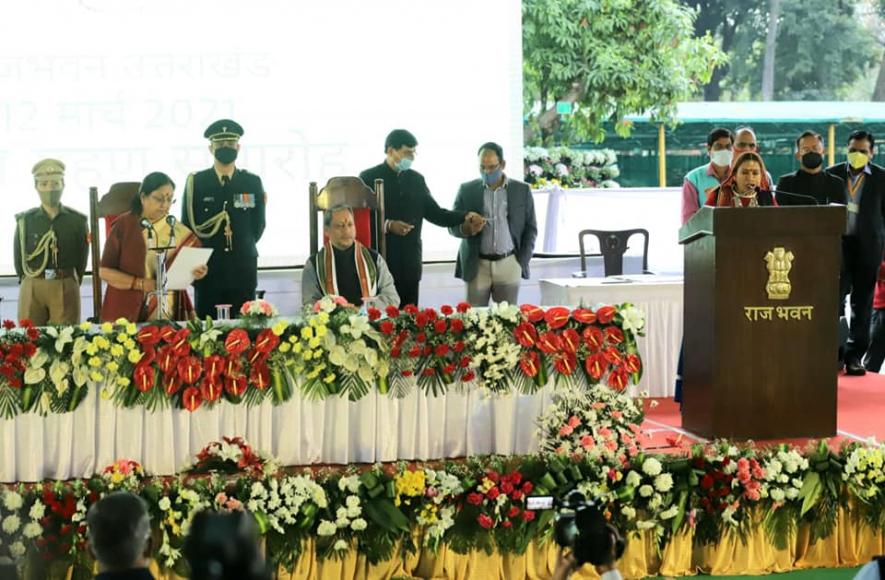 तीरथ सिंह रावत सरकार के नए मंत्रिमंडल में ज़्यादातर चेहरे पुराने