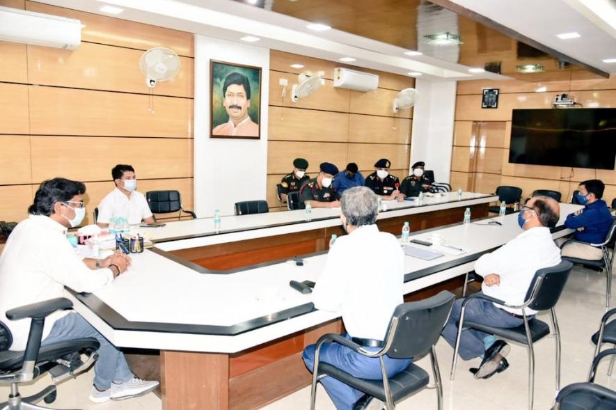 झारखण्ड सरकार ने कोरोना से लड़ने के लिए राज्य में मौजूद सेना से मांगी मदद