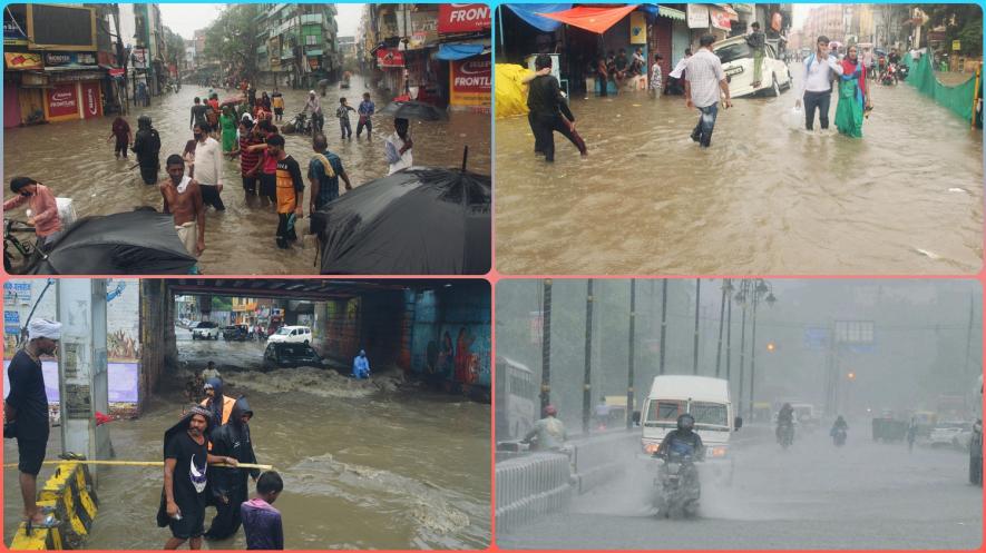 बारिश के पानी से मोदी का बनारस बेहाल