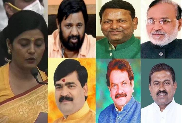 यूपी से केंद्रीय मंत्रिमंडल में शामिल हुए नेता। 