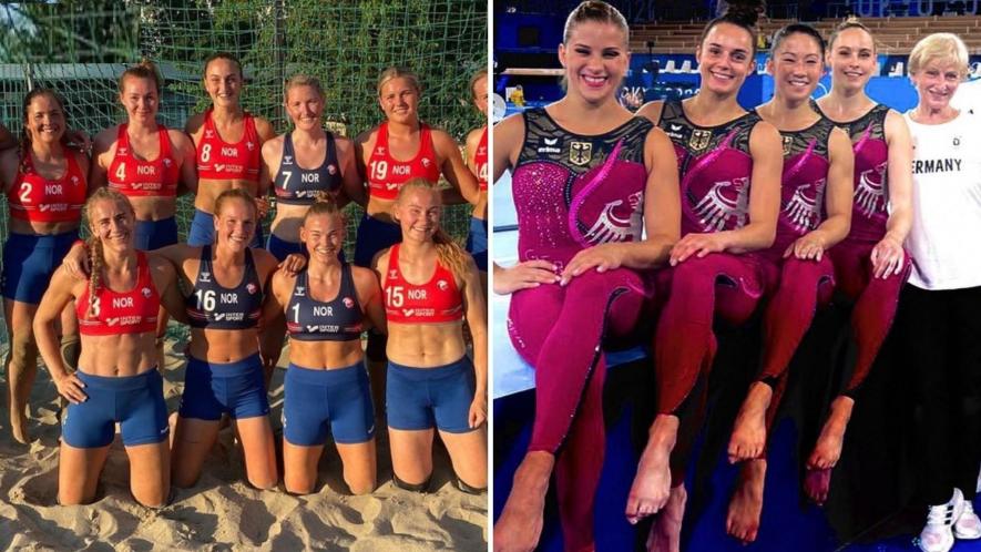 Norway and German teams