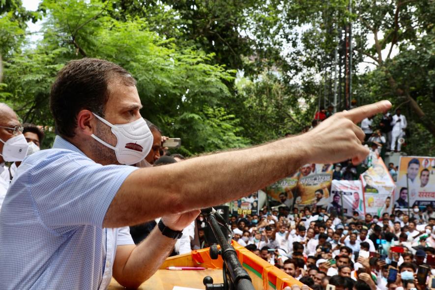 युवा कांग्रेस का संसद घेराव; राहुल ने कहा ‘हम दो, हमारे दो की सरकार’ के रहते युवाओं को नहीं मिल सकता रोज़गार