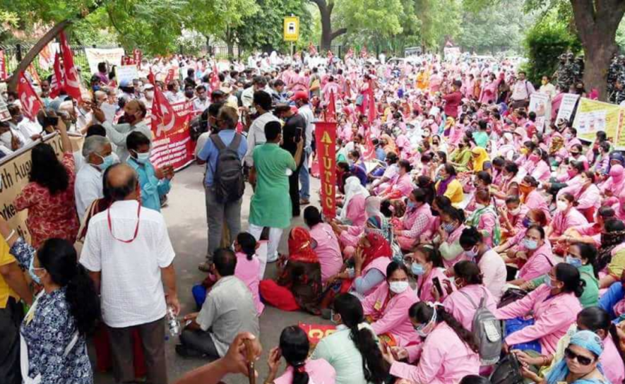 Nationwide strike of scheme workers