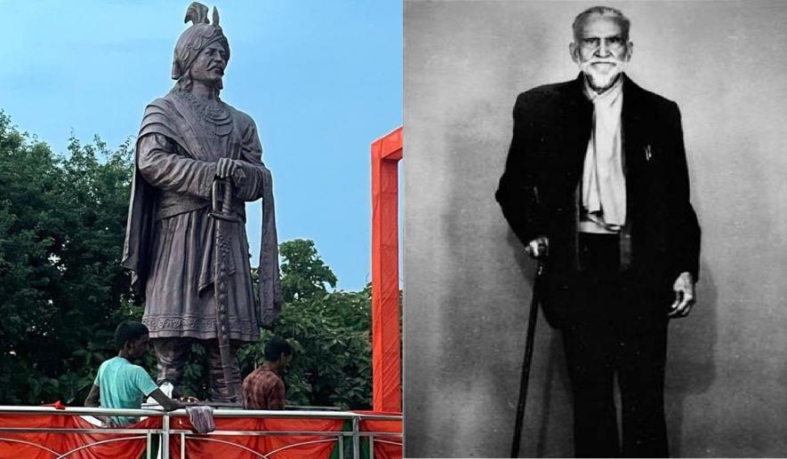 Raja Mihir Bhoj (left) and Raja Mahendra Pratap (right)