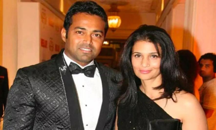 Leander Paes and Rhea Pillai