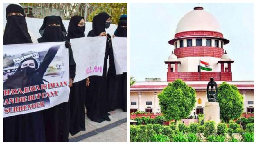 हिजाब विवाद: कर्नाटक उच्च न्यायालय के आदेश के ख़िलाफ़ शीर्ष अदालत में याचिका दायर