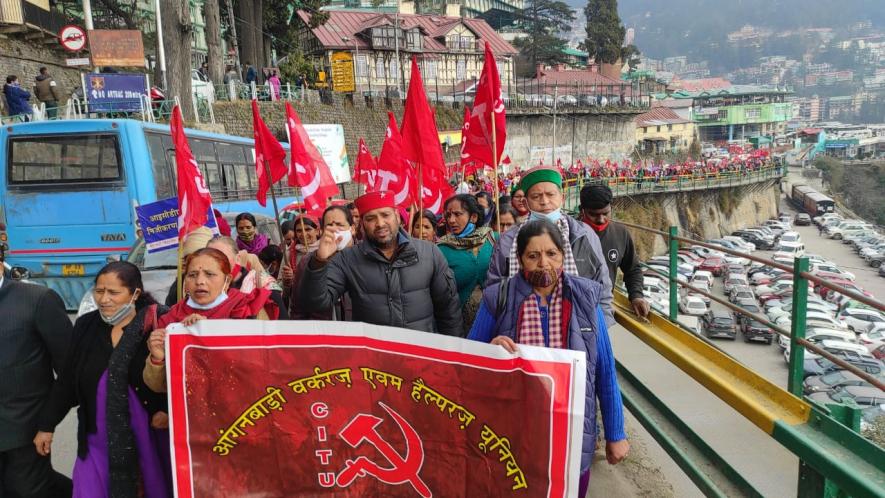 Himachal Pradesh Anganwadi workers
