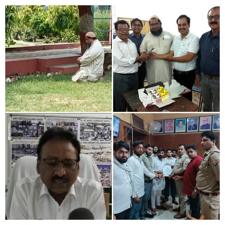 aligarh namaz issue SR Khalid