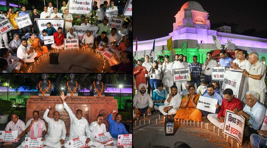 delhi protest