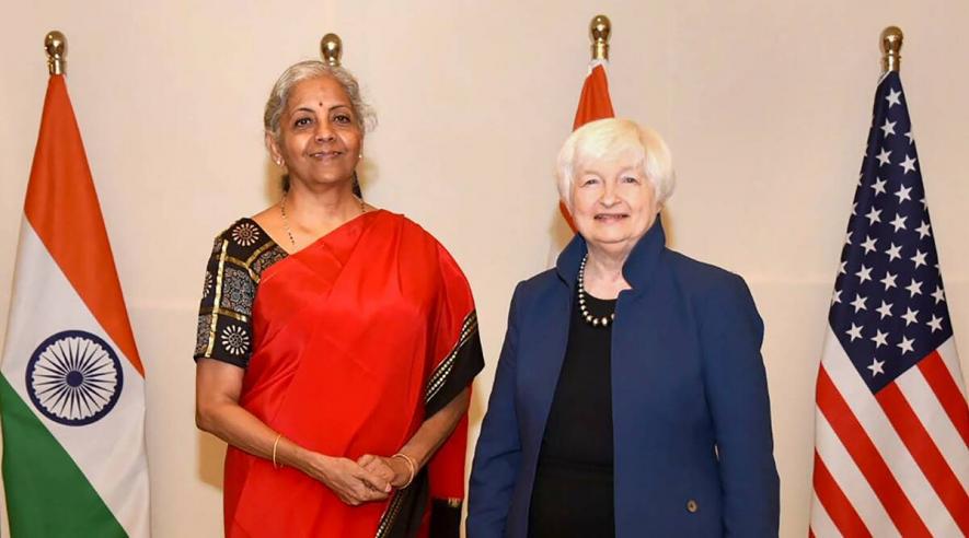 Nirmala Sitharaman and Janet Yellen