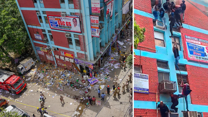 Delhi Mukherjee Nagar fire