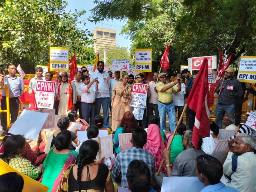 left parties protest